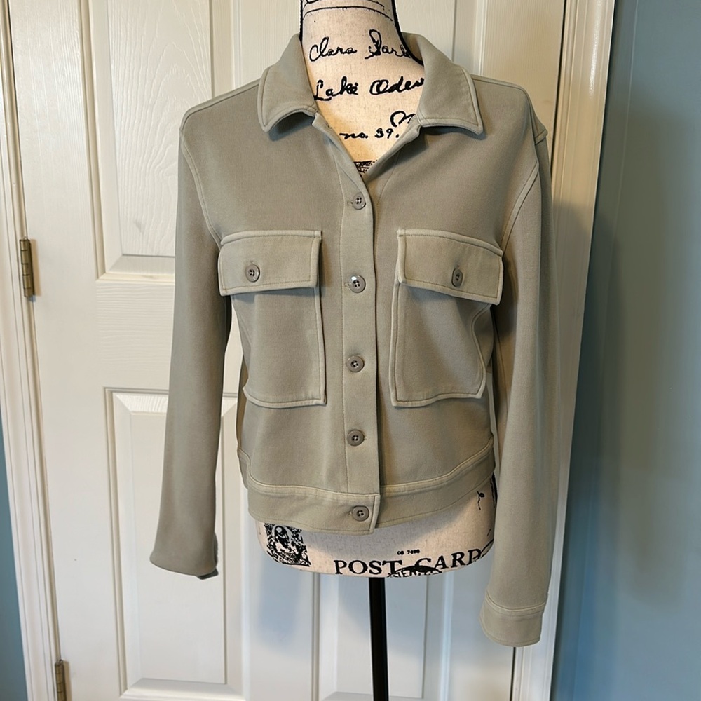 Rails Knit Jacket. Soft Sage. Small - image 1